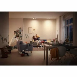 Luminaires Philips Plafonnier Philips Clockwork LED Blanc, 2 lumières* Éclairage Led