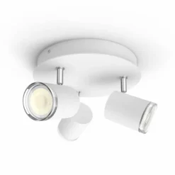 Luminaires Philips Plafonnier Philips Hue Adore LED Blanc, 3 lumières, Télécommandes