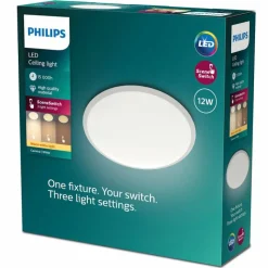 Luminaires Philips Plafonnier Philips Hue Aurelle LED Blanc, 1 lumière
