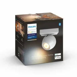 Luminaires Philips Plafonnier Philips Hue Buckram LED Blanc, 1 lumière
