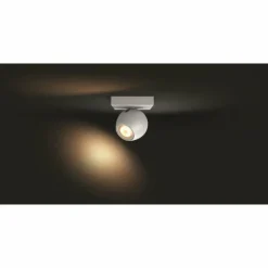 Luminaires Philips Plafonnier Philips Hue Buckram LED Blanc, 1 lumière