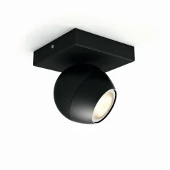 Luminaires Philips Plafonnier Philips Hue Buckram LED Noir, 1 lumière, Télécommandes