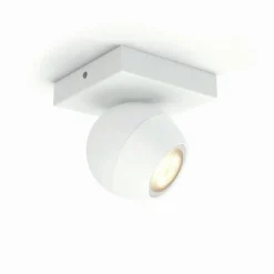 Luminaires Philips Plafonnier Philips Hue Buckram LED Blanc, 1 lumière, Télécommandes