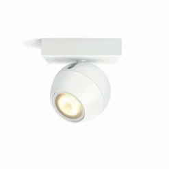 Luminaires Philips Plafonnier Philips Hue Buckram LED Blanc, 1 lumière, Télécommandes
