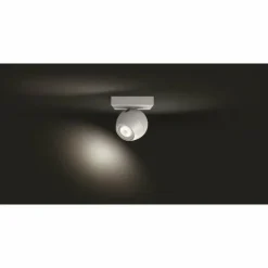 Luminaires Philips Plafonnier Philips Hue Buckram LED Blanc, 1 lumière, Télécommandes