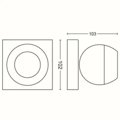 Luminaires Philips Plafonnier Philips Hue Buckram LED Blanc, 1 lumière, Télécommandes