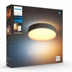 Luminaires Philips Plafonnier Philips Hue Enrave LED Noir, 1 lumière, Télécommandes