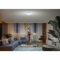 Luminaires Philips Plafonnier Philips Hue Enrave LED Blanc, 1 lumière, Télécommandes