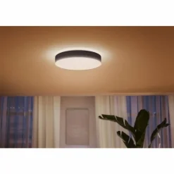 Luminaires Philips Plafonnier Philips Hue Enrave LED Noir, 1 lumière, Télécommandes