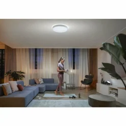Luminaires Philips Plafonnier Philips Hue Enrave LED Blanc, 1 lumière, Télécommandes
