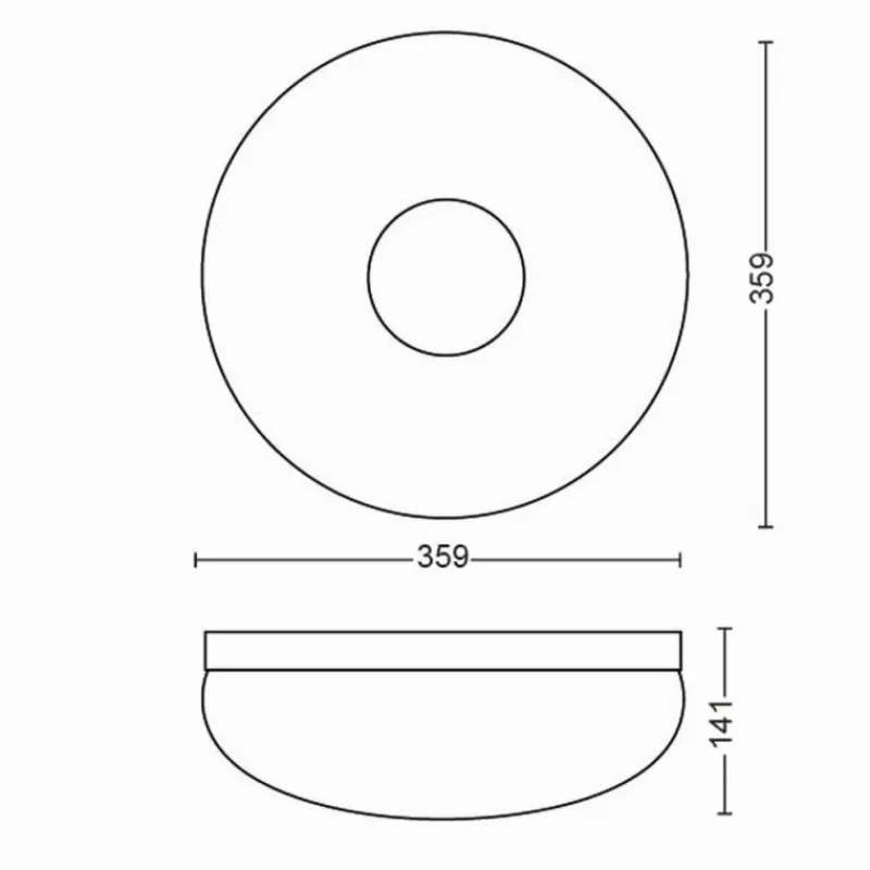 Luminaires Philips Plafonnier Philips Hue Flourish LED Blanc, 1 lumière, Changeur de couleurs