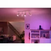 Luminaires Philips Plafonnier Philips Hue Fugato LED Blanc, 4 lumières, Changeur de couleurs