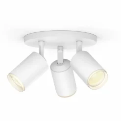 Luminaires Philips Plafonnier Philips Hue Fugato LED Blanc, 3 lumières, Changeur de couleurs