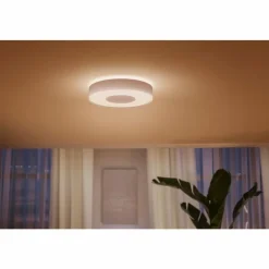 Luminaires Philips Plafonnier Philips Hue Infuse LED Blanc, 1 lumière, Changeur de couleurs