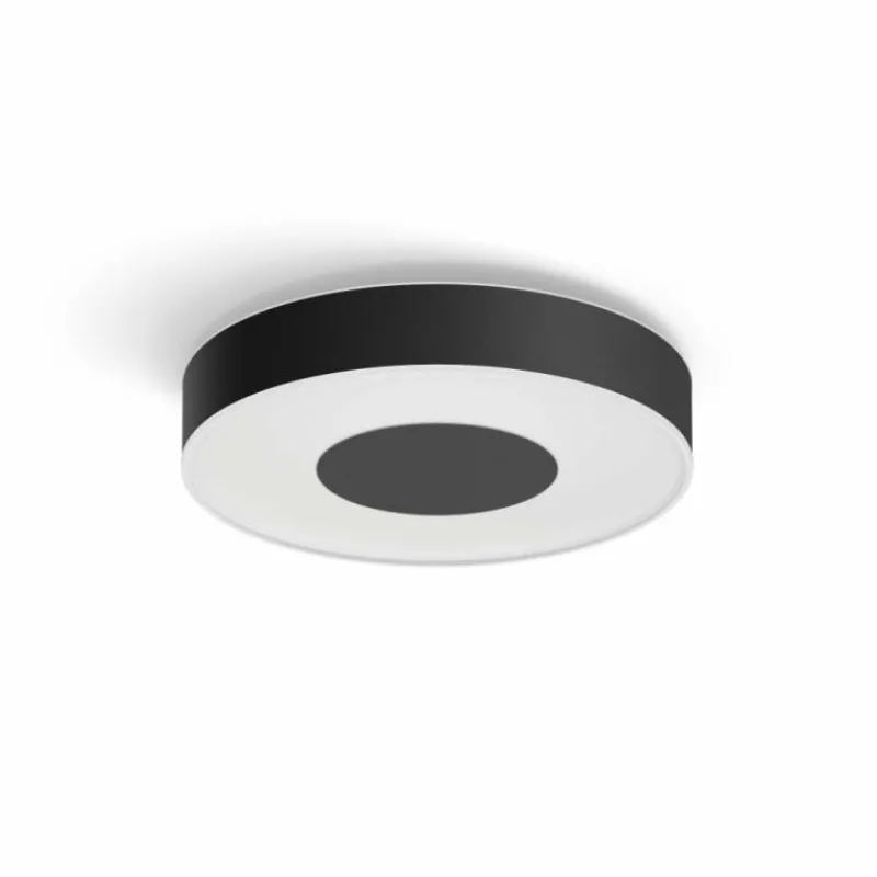 Luminaires Philips Plafonnier Philips Hue Infuse LED Noir, 1 lumière, Changeur de couleurs