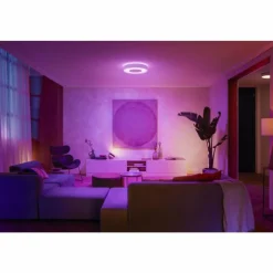 Luminaires Philips Plafonnier Philips Hue Infuse LED Blanc, 1 lumière, Changeur de couleurs