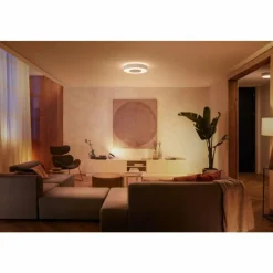 Luminaires Philips Plafonnier Philips Hue Infuse LED Blanc, 1 lumière, Changeur de couleurs