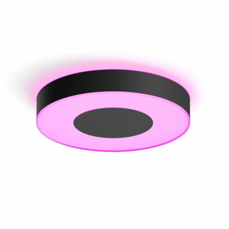 Luminaires Philips Plafonnier Philips Hue Infuse LED Noir, 1 lumière, Changeur de couleurs