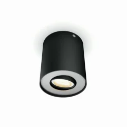 Luminaires Philips Plafonnier Philips Hue Pillar LED Noir, 1 lumière