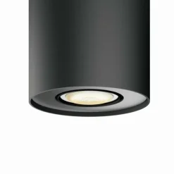 Luminaires Philips Plafonnier Philips Hue Pillar LED Noir, 1 lumière