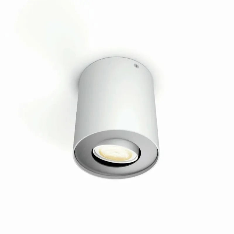 Luminaires Philips Plafonnier Philips Hue Pillar LED Blanc, 1 lumière, Télécommandes