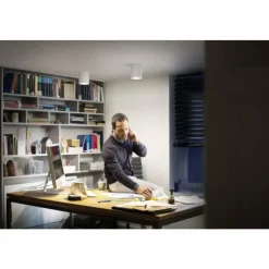 Luminaires Philips Plafonnier Philips Hue Pillar LED Blanc, 1 lumière