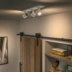 Luminaires Philips Plafonnier Philips Hue Runner LED Blanc, 3 lumières, Télécommandes