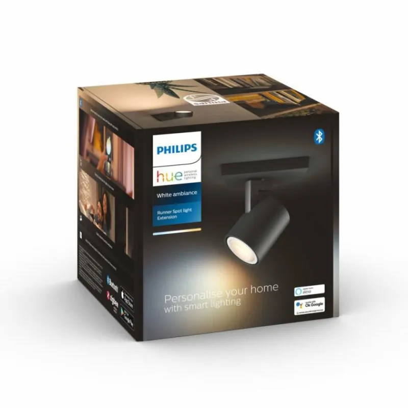 Luminaires Philips Plafonnier Philips Hue Runner LED Noir, 1 lumière