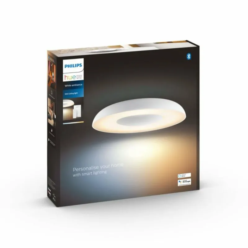 Luminaires Philips Plafonnier Philips Hue Still LED Blanc, 1 lumière, Télécommandes
