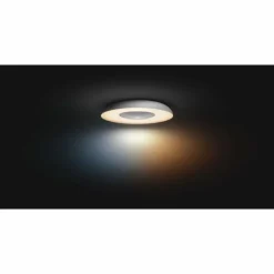 Luminaires Philips Plafonnier Philips Hue Still LED Aluminium, 1 lumière, Télécommandes