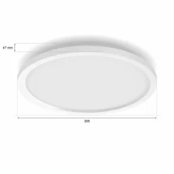 Luminaires Philips Plafonnier Philips Hue Surimu LED Blanc, 1 lumière