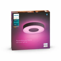 Luminaires Philips Plafonnier Philips Hue Xamento LED Noir, Blanc, 1 lumière, Changeur de couleurs