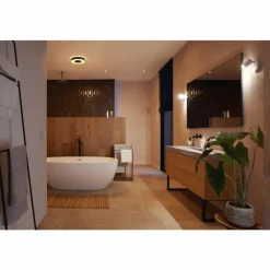 Luminaires Philips Plafonnier Philips Hue Xamento LED Noir, Blanc, 1 lumière, Changeur de couleurs