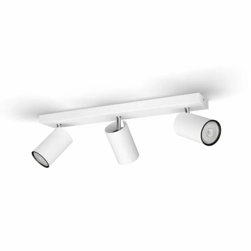 Luminaires Philips Plafonnier Philips myLiving Kosipo Blanc, 3 lumières* Spots Et Projecteurs