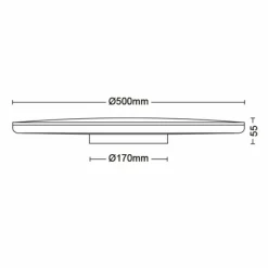 Luminaires Philips Plafonnier Philips Ozziet LED Blanc, 1 lumière* Éclairage Led