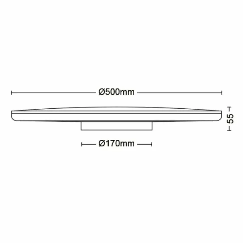 Luminaires Philips Plafonnier Philips Ozziet LED Blanc, 1 lumière* Éclairage Led