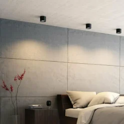 Luminaires Philips Plafonnier Philips Phase LED Noir, 1 lumière* Downlights