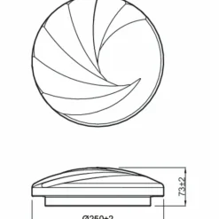 Luminaires Philips Plafonnier Philips Shore LED Blanc, 1 lumière* Éclairage Led