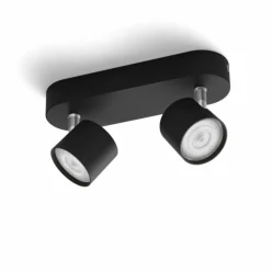 Luminaires Philips Plafonnier Philips Star LED Noir, 2 lumières* Éclairage Led