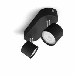 Luminaires Philips Plafonnier Philips Star LED Noir, 2 lumières* Éclairage Led