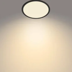 Luminaires Philips Plafonnier Philips Superslim CL550 LED Noir, 1 lumière* Éclairage Led