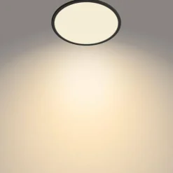 Luminaires Philips Plafonnier Philips Superslim CL550 LED Noir, 1 lumière* Éclairage Led