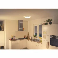 Luminaires Philips Plafonnier Philips WiZ Adria LED Blanc, 1 lumière