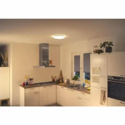 Luminaires Philips Plafonnier Philips WiZ Adria LED Blanc, 1 lumière