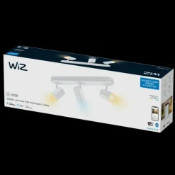 Luminaires Philips Plafonnier Philips WiZ IMAGEO LED Blanc, 3 lumières