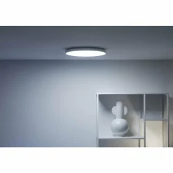 Luminaires Philips Plafonnier Philips WiZ Rune LED Blanc, 1 lumière, Changeur de couleurs