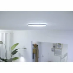 Luminaires Philips Plafonnier Philips WiZ Super Slim LED Blanc, 1 lumière