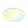 Luminaires Philips Plafonnier Philips WiZ SuperSlim LED Blanc, 1 lumière, Changeur de couleurs