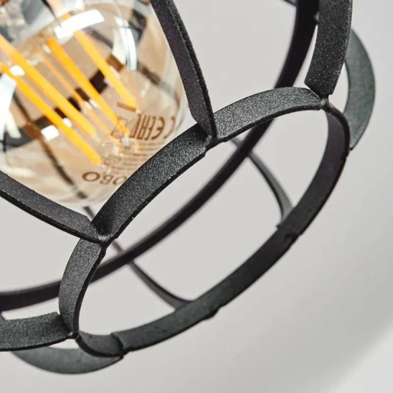 Lampes Industrielles-hofstein Plafonnier Pila Noir, 5 lumières