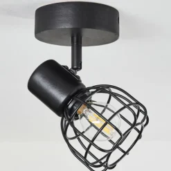 Lampes Industrielles-hofstein Plafonnier Piment Noir, 1 lumière